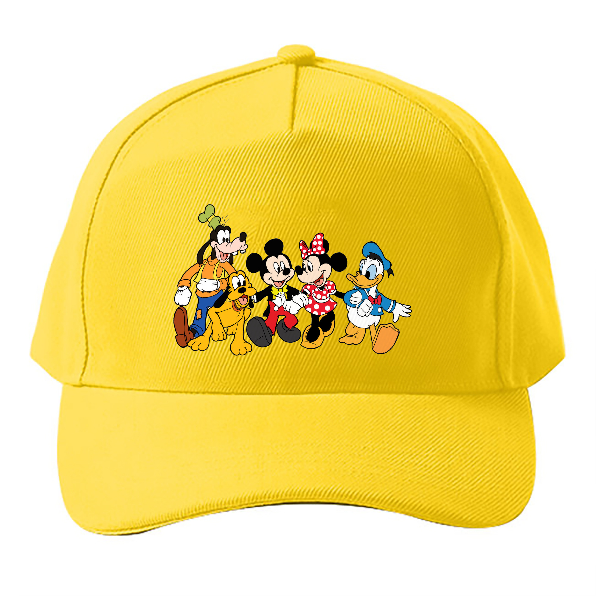 （画像用） ミッキーマウス Mickey Mouse ベースボールキャップ 綿100％ 男女兼用 帽子 スポーツ